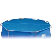 Happy People Pool Solarplane Rund für Framepool Stahlrahmenpool 540 cm Abdeckung