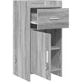 vidaXL Sideboard Grau Sonoma 40 x 36 x 80 cm Holzwerkstoff