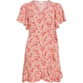 Vila Vipaddina Kurzes Kleid Mit V-ausschnitt