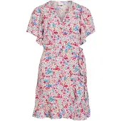 Vila Vipaddina Kurzes Kleid Mit V-ausschnitt