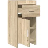 vidaXL Sideboard Sonoma-Eiche 40 x 36 x 80 cm Holzwerkstoff