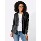Casual Looks Jackenblazer "Jersey-Blazer", Damen, Gr. 40, schwarz, 76% Polyester, 20% Viskose, 4% Elasthan, Blazer Jackenblazer
