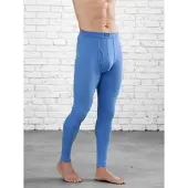 Kings Club Lange Unterhose , Herren, Gr. 6, 2 Stk., blau (jeansblau, meliert), 60% Baumwolle, 40% Polyamid, Unterhosen Lange Unterhose