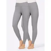 Witt Weiden Leggings in steingrau | Gr.: 40-42
