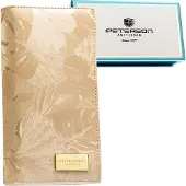 Peterson Damen Geldbörse Leder+PU PTN PS1431-MLF-2548 Beige