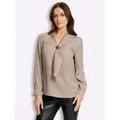 HEINE Bluse in sesam | Gr.: 38