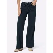 HEINE Bequeme Jeans , Damen, Gr. 50, Normalgrößen, dunkelblau, 63% Baumwolle, 35% Lyocell, 2% Elasthan, unifarben, lang, Jeans Bequeme Jeans