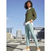 Inspirationen Bequeme Jeans , Damen, Gr. 46, Normalgrößen, kalkmint, 96% Baumwolle, 4% Elasthan, unifarben, lang, Jeans Bequeme Jeans