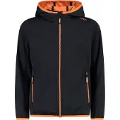CMP KID G Jacket FIX Hood antracite-tangeri (02UT) 140