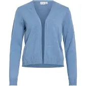 Vila Viril Kurzer Offener Strickjacke