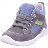 Superfit Legero stiefelette leder \ universe grau in Gr. 23