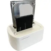 LC-Power LC-DOCK-U3-VI, HDD, SSD, SATA, Serial ATA II, Serial ATA III, 2.5,3.5", 40 TB, USB 3.2 Gen 1 (3.1 Gen 1) Type micro-B, Weiß