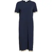 Vila Vicalisa Kurzärmeliges Midikleid
