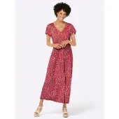 Witt Weiden Jersey-Kleid in erdbeere-champagner-bedruckt | Gr.: 24