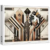 Raxxa Premium-Puzzle "Gatsby Glamour Art Deco Scene", 1000 Teile