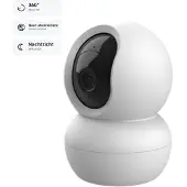 Trust IPCAM-2800, IP-Sicherheitskamera, Drinnen, Kabellos, Tisch/Wand, Schwarz, Weiß, Dome