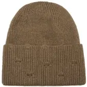 StyleBREAKER Strick Mütze in Taupe | Gr.: onesize