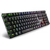 Sharkoon PureWriter RGB (schwarz, FR-Layout, Kailh Choc Low Profile Red)