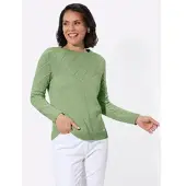 Casual Looks WITT WEIDEN U-Boot-Pullover in eucalyptus | Gr.: 46