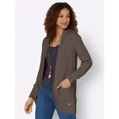 Witt Weiden Strickjacke in dunkeltaupe | Gr.: 40