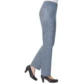 Witt Weiden Jersey-Hose in marine-gemustert | Gr.: 54