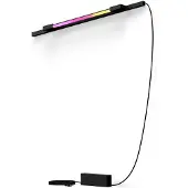 Philips Hue Perifo Basis-set Gerade Wandleuchte Schwarz (1 Light Tube Kompakt)