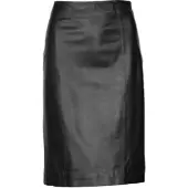 Jcc Lederrock "Rock 3102227", Damen, Gr. 38, schwarz, Obermaterial: 100% Schafsleder sheepskin. Futter: 100% Baumwolle CO., Röcke Lederrock
