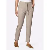 Casual Looks Cordhose , Damen, Gr. 50, Normalgrößen, beige (sesam), 100% Polyester, unifarben, Hosen Cordhose