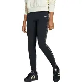 Adidas Originals Leggings ORIGINALS "TIGHT 3-STREIFEN", Mädchen, Gr. 164, N-Gr, schwarz (schwarz, night braun,), Obermaterial: 93% Baumwolle, 7% Elasthan, Hosen Leggings