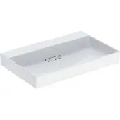 Geberit Waschtisch One 75cm, o. Hahnl. + ÜL, we. K-Tect/Bl weiß