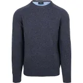 Steppin' Out Pullover Lammwolle Navy