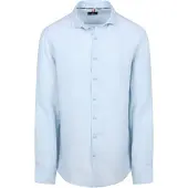 State of Art Hemd Leinen Hellblau