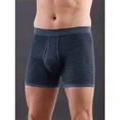 Wäschepur Schlüpfer WÄSCHEPUR, Herren, Gr. 5, 2 Stk., blau (marine, bedruckt), 75% Baumwolle, 25% Polyester, Unterhosen Schlüpfer