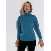 Sieh an! Rollkragen-Pullover in topas | Gr.: 54