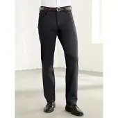 Classic Dog Stretch-Hose CLASSIC, Herren, Gr. 29, Unterbauchgrößen, schwarz, 98% Baumwolle, 2% Elasthan, unifarben, lang, Hosen Stretch-Hose