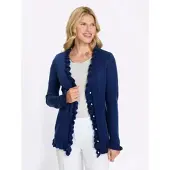 Sieh an! Strickjacke in royalblau | Gr.: 42