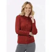 Sieh an! Polopullover in kirsche | Gr.: 56