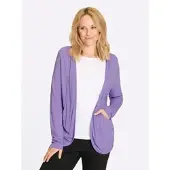 Sieh an! Shirtjacke in lavendel | Gr.: 42