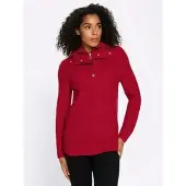 Sieh an! Troyer-Pullover in rot | Gr.: 50