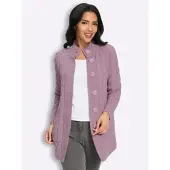 Sieh an! Strickjacke in mauve | Gr.: 44