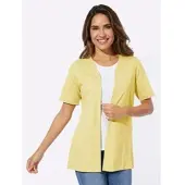 Sieh an! Shirtjacke in zitrone | Gr.: 50
