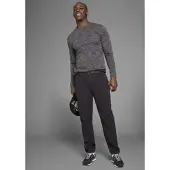 Bruno Banani Chinohose , Herren, Gr. 33, Länge 32, schwarz, Web, Obermaterial: 98% Baumwolle, 2% Elasthan, unifarben, regular fit lang, Hosen Chinohose
