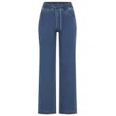 Kangaroos Comfort-fit-Jeans , Damen, Gr. 42, N-Gr, blau (blau washed), Denim/Jeans, Obermaterial: 72% Baumwolle, 26% Polyester, 2% Elasthan, Basic, comfort fit lang, Jeans Comfort-fit-Jeans