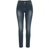 Arizona Slim-fit-Jeans "Shaping" enge Passform, Röhrenjeans, Used-Look-Waschung, hohe Leibhöhe
