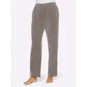 Feel Good 1100000002199 , Damen, Gr. 56/58, Normalgrößen, grau, 80% Baumwolle, 20% Polyester, unifarben, Hosen 1100000002199