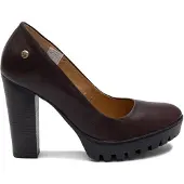 MACIEJKA Damen Pumps aus Naturleder in Burgunderrot, ganzjährig, Modell 2629W09001