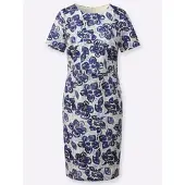 Witt Weiden Webkleid in royalblau-marine-bedruckt | Gr.: 52