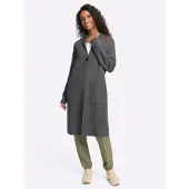 HEINE Strickjacke in anthrazit-meliert | Gr.: 48