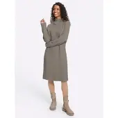 HEINE Strickkleid in taupe-meliert | Gr.: 44