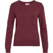 Vila Viril Rundhals Strickpullover